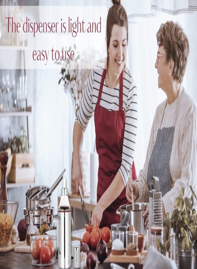 DARAZ موزع زيت من الفولاذ المقاوم للصدأ من داراز بمقبض | وعاء زيت | صبّاب زيت | قدر زيت | علبة زيت | زجاجة زيت بمقبض - (عبوة من قطعتين) - Image 4